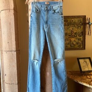 MOTHER jeans Hustler ankle Frey size 0